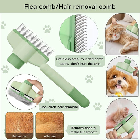 Cat Grooming Kit & Puppy Grooming Kit, Including Cat Washing Kit,Nail Clippers For Cats,Special Silicone Toothbrush,Dogs Washing Gloves, Puppy Quick-Drying Towel,Dog Flea Comb,Reusable.