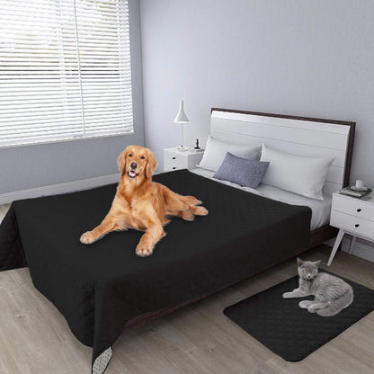 Easy-Going 100% Waterproof Dog Bed Cover, Non-Slip Pet Blanket for Furniture, Washable Couch Cover, Repleasement Sofa Cover (68x82 in,Gray)