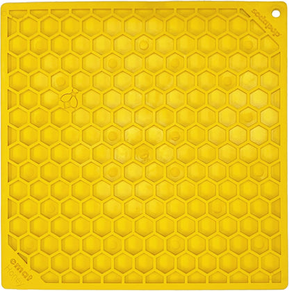 SodaPup Flower Power eMat – Durable Lick Mat Feeder Made in USA from Non-Toxic, Pet-Safe, Food Safe Rubber for Mental Stimulation, Avoiding Overfeeding, Fresh Breath, Digestive Health, & More