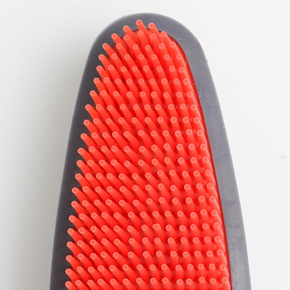 Rubber Pet Hair Removal Brush for Couch Clothes Dog Cat Pet Hair Carpet, Also Used as Dog Cat Bath Brush with Massage Effect