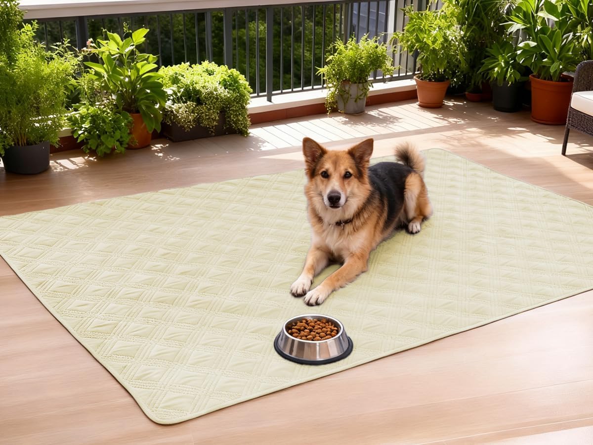 hyha Waterproof Dog Bed Blanket, Soft Pet Blankets, Waterproof Couch Cover for Dogs, Reversible Sofa Covers Washable for Furniture (30x70 Inch, Taupe/Beige)