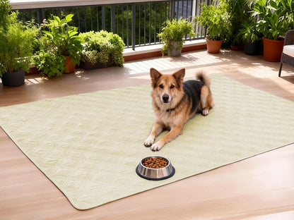 hyha Waterproof Dog Bed Blanket, Soft Pet Blankets, Waterproof Couch Cover for Dogs, Reversible Sofa Covers Washable for Furniture (30x70 Inch, Taupe/Beige)