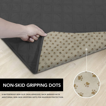 Easy-Going 100% Waterproof Dog Bed Cover, Non-Slip Pet Blanket for Furniture, Washable Couch Cover, Repleasement Sofa Cover (68x82 in,Gray)