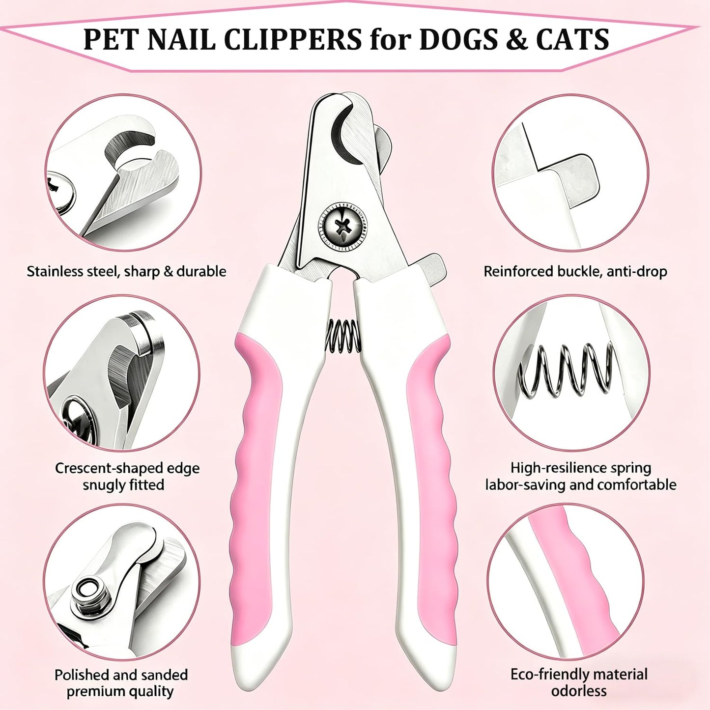 7PCS Dog Grooming Brush Kit for Shedding and Matted Fur, Self-Cleaning Slicker Brush with Undercoat Rake, Flea Comb for Long-Haired Pets, Blue