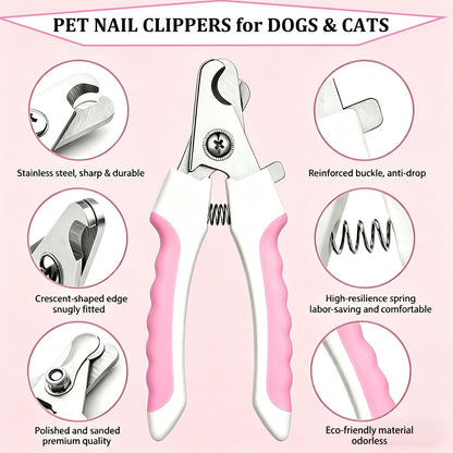 7PCS Dog Grooming Brush Kit for Shedding and Matted Fur, Self-Cleaning Slicker Brush with Undercoat Rake, Flea Comb for Long-Haired Pets, Blue