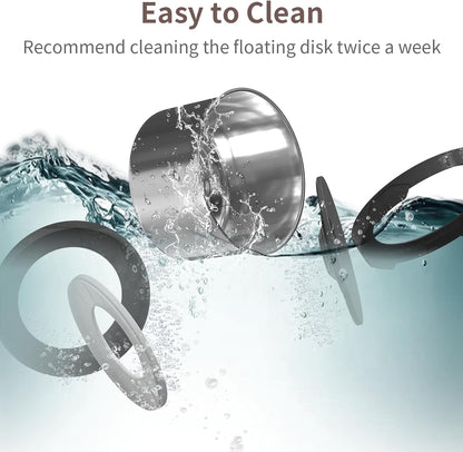 6.5L Dog Water Bowl No Spill 1.6 Gallon Stainless Steel Water Bowl for Dogs 220oz Large Capacity No Splash Slow Drinking Feeder with Anti-Slip Mat for Messy Drinkers 6.5L+2 Filters