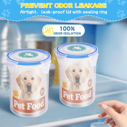 Canned Cat Food Storage Lids,Reusable Airtight Can Cover Pet Food Sealer - Keeps Dog Food Storage Container Food Fresh, Cat Food Container Eliminates Odor, Easy To Use With SUS 304 Spoon,Can Opener
