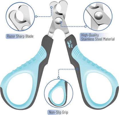 Mr. Pen- Cat Nail Clipper, Stainless Steel, Professional Sharp Cat Claw Trimmer for Small and Medium Cats, Pet Nail Clipper with Sturdy Non Slip Handle