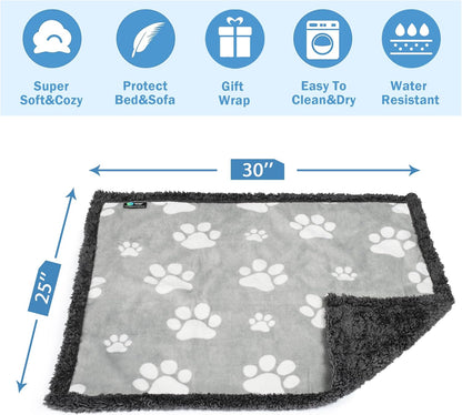 Kritter Planet Waterproof Dog Blanket, Reversible Water Proof Pet Blanket for Couch, Bed & Sofa, Washable Couch Covers for Large Dogs - Protects Furniture from Fur, Dirt, and Accidents