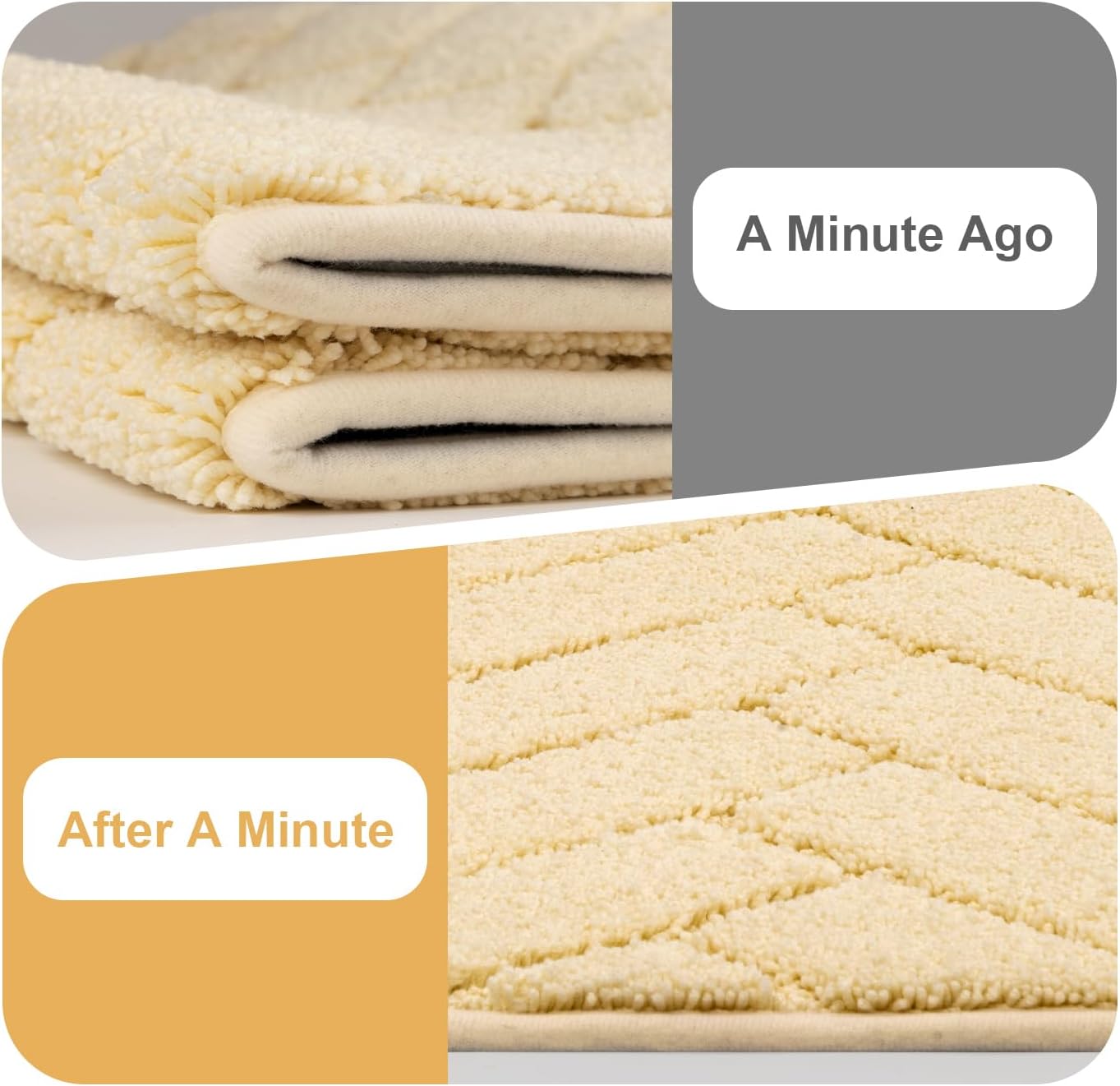 Tindbea Dog Mat for Mud Paws,Absorbs Moisture Dirt Non-Slip Washable Mud Mat for Dogs,Soft Rubber Backing Front Inside Pet Rug for Entryway, Dog Paws, Patio(20"x48",Charcoal)