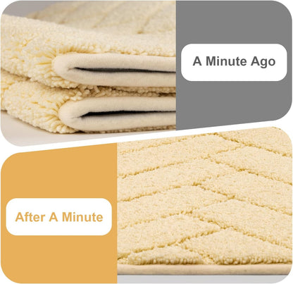 Tindbea Dog Mat for Mud Paws,Absorbs Moisture Dirt Non-Slip Washable Mud Mat for Dogs,Soft Rubber Backing Front Inside Pet Rug for Entryway, Dog Paws, Patio(20"x48",Charcoal)