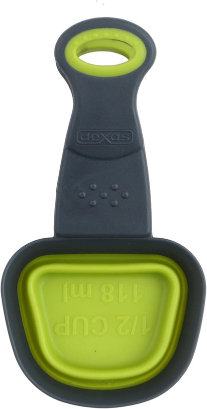 Dexas Collapsible Square KlipScoop, 1 Cup Capacity, Red, GSK1432-1795