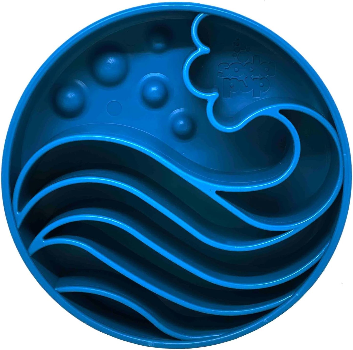 SodaPup Honeycomb Enrichment Bowl – Durable Slow Feeder Bowl Made in USA from Non-Toxic, Pet-Safe, Food Safe Material for Mental Stimulation, Slowing Down Eating, Healthy Digestion, & More