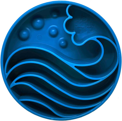 SodaPup Honeycomb Enrichment Bowl – Durable Slow Feeder Bowl Made in USA from Non-Toxic, Pet-Safe, Food Safe Material for Mental Stimulation, Slowing Down Eating, Healthy Digestion, & More