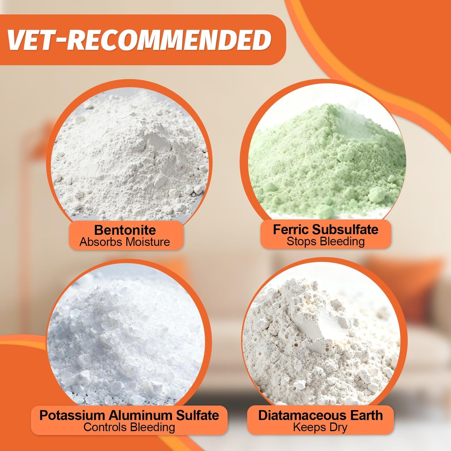 PAW PLANET Styptic Powder for Dogs & Cats -1.76oz Fast Acting Blood Stop Powder for Nail Clipping, Minor Cuts & Wing Clipping,Essential First Aid for Dark Nails (2-Pack)