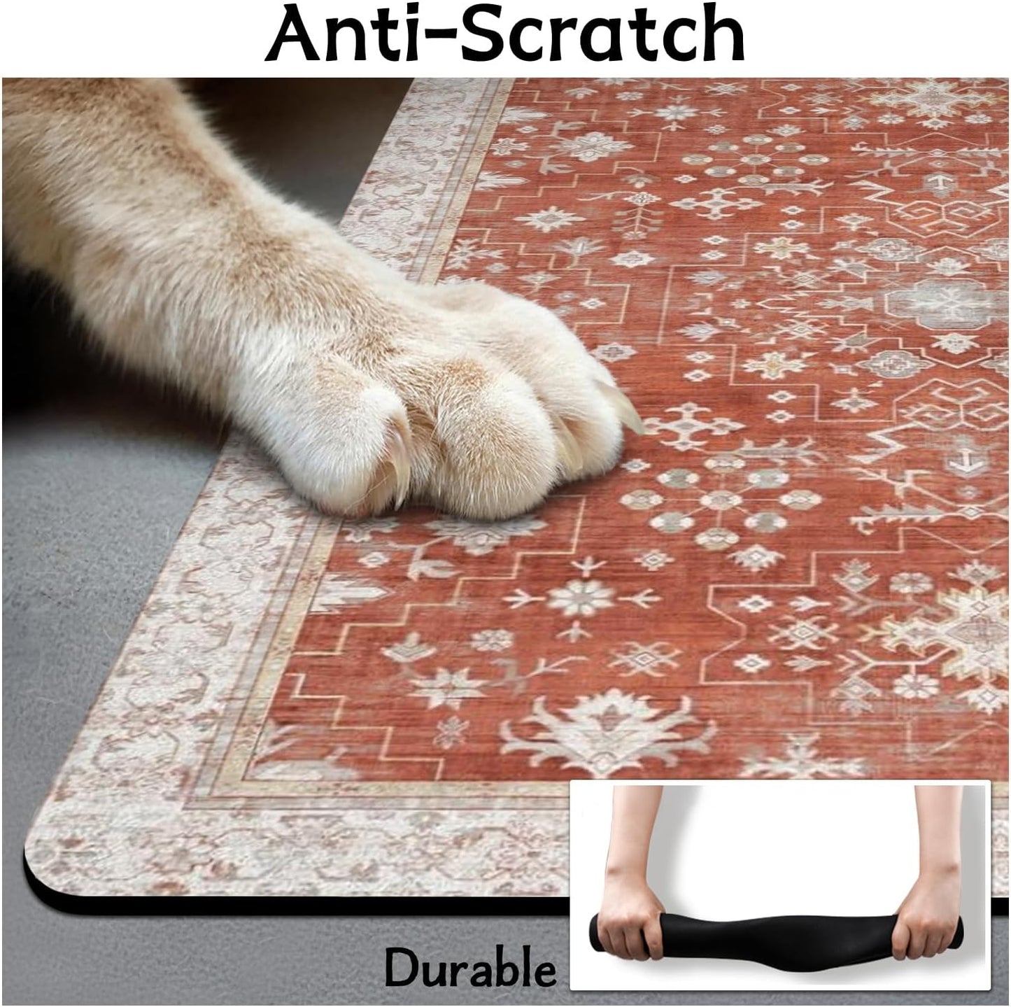 Pet Food Mats for Floor, Absorbent Dog Mat for Food and Water Dispenser Mat, Dog Food Mat Quick Dry Cat Food Mat Pet Supplies