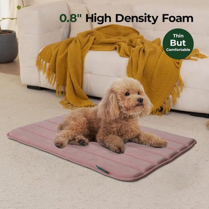 BALANCE Dog Crate Pad, Dog Foam Crate Mat Kennel Pad, Washable Water-Resistant Pet Bed Flat Dogs Cage Mat for Small Dogs