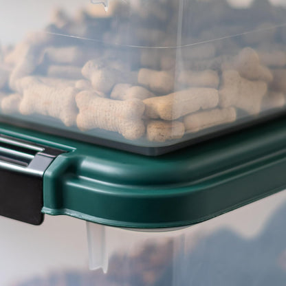 IRIS USA, Inc. Remington Airtight Pet Food Storage Container, 22-Pounds, Hunter Green