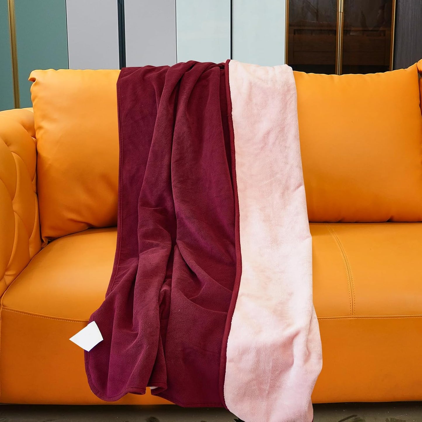 Waterproof Blanket for Bed Couch Sofa, Reversible & Reusable Cat, Dog Blanket Waterproof Washable, Small Water Resistant Blankets, Leakproof (40"x60", Dark Grey/Silver Grey), Ahinahwap