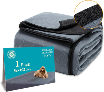 Bunlitent Washable Pee Pads for Dogs 72x72, 2 Pack, Extra Large Reusable Puppy Pads, Dog Training Pads with Quick Dry, Large Anti-Slip Dog Pee Pads, Whelping Pads, Potty Pad