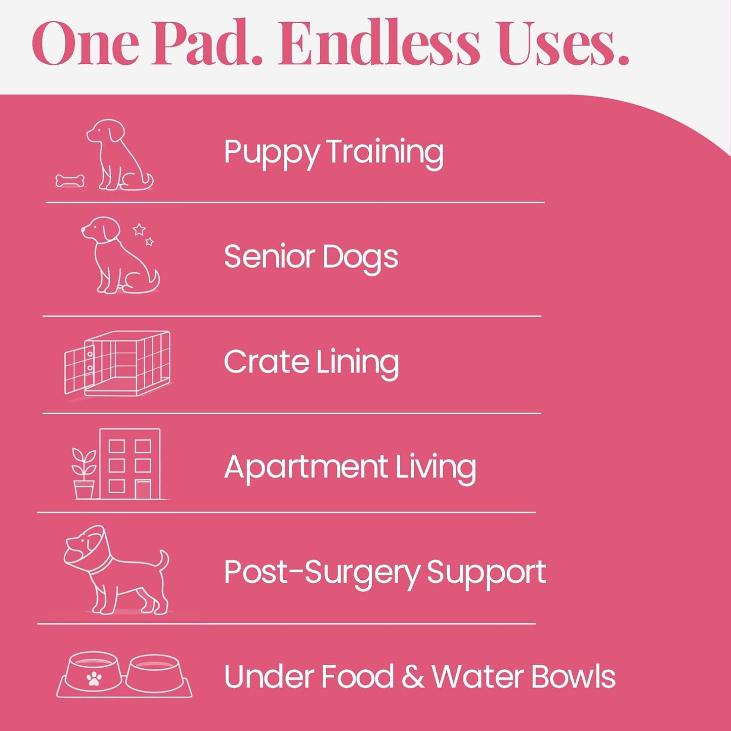 PUPIBOO Washable Pee Pads for Dogs and Cats - Super Absorbent Reusable Puppy Training Pads - 100% Waterproof, Leak-Proof & Non-Slip Whelping Pads for Pet Housebreaking