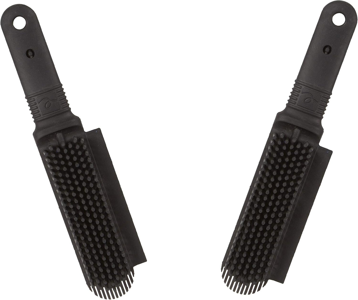 FURemover Duo Pet Hair Rubber Brush, Dual Sided to Easily Remove Fur and Lint from Clothing and Upholstery, Thick Bristles Groom Dogs and Cats, Easy to Clean, Colors May Vary