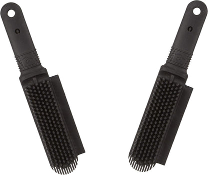 FURemover Duo Pet Hair Rubber Brush, Dual Sided to Easily Remove Fur and Lint from Clothing and Upholstery, Thick Bristles Groom Dogs and Cats, Easy to Clean, Colors May Vary