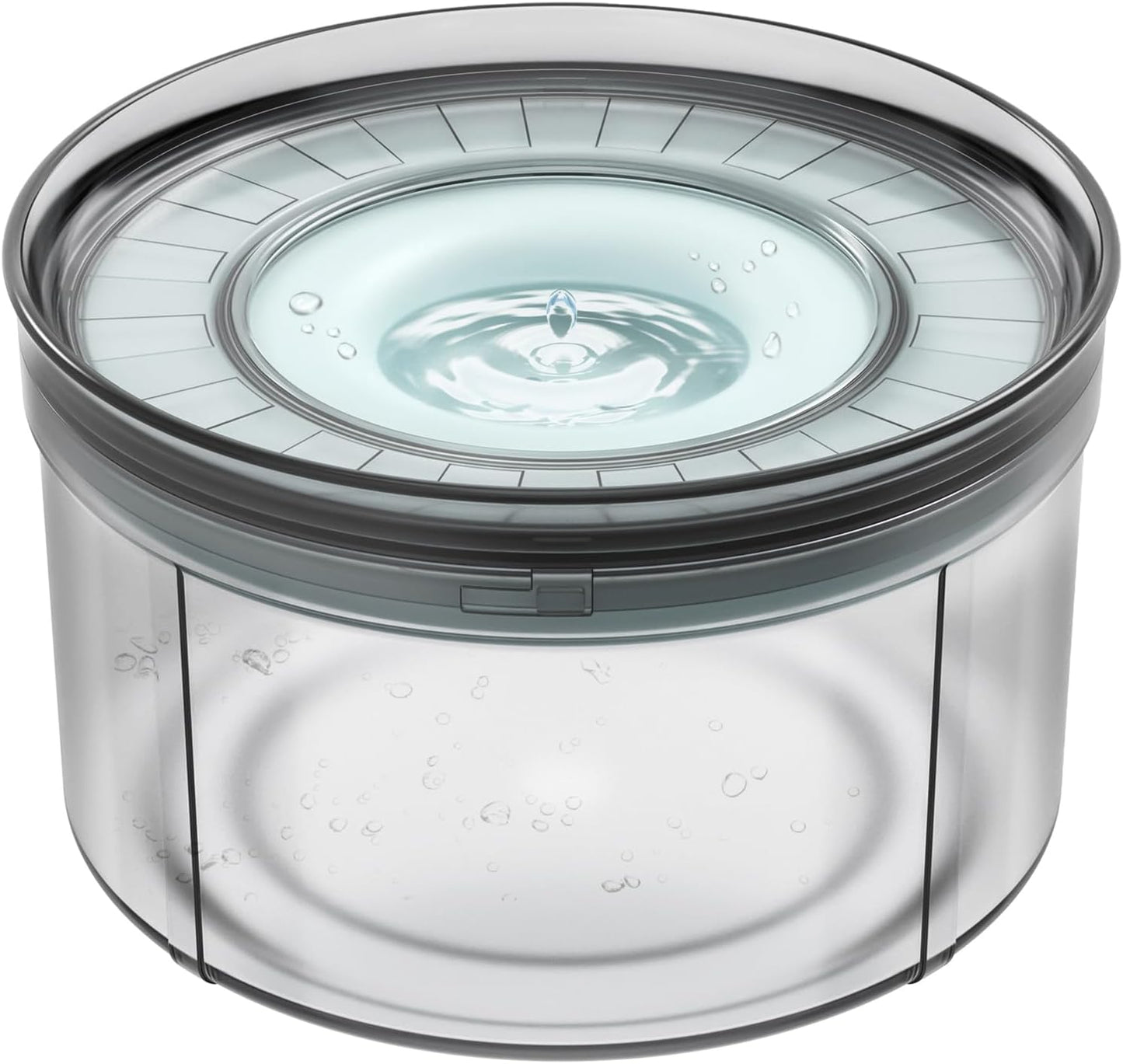 Techphardo 1Gallon No Spill Dog Water Bowl-3.8L Large Capacity, BPA-Free, Anti-Splash & Anti-Digging Design with Non-Slip Base for Messy Drinkers