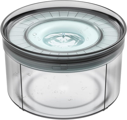 Techphardo 1Gallon No Spill Dog Water Bowl-3.8L Large Capacity, BPA-Free, Anti-Splash & Anti-Digging Design with Non-Slip Base for Messy Drinkers