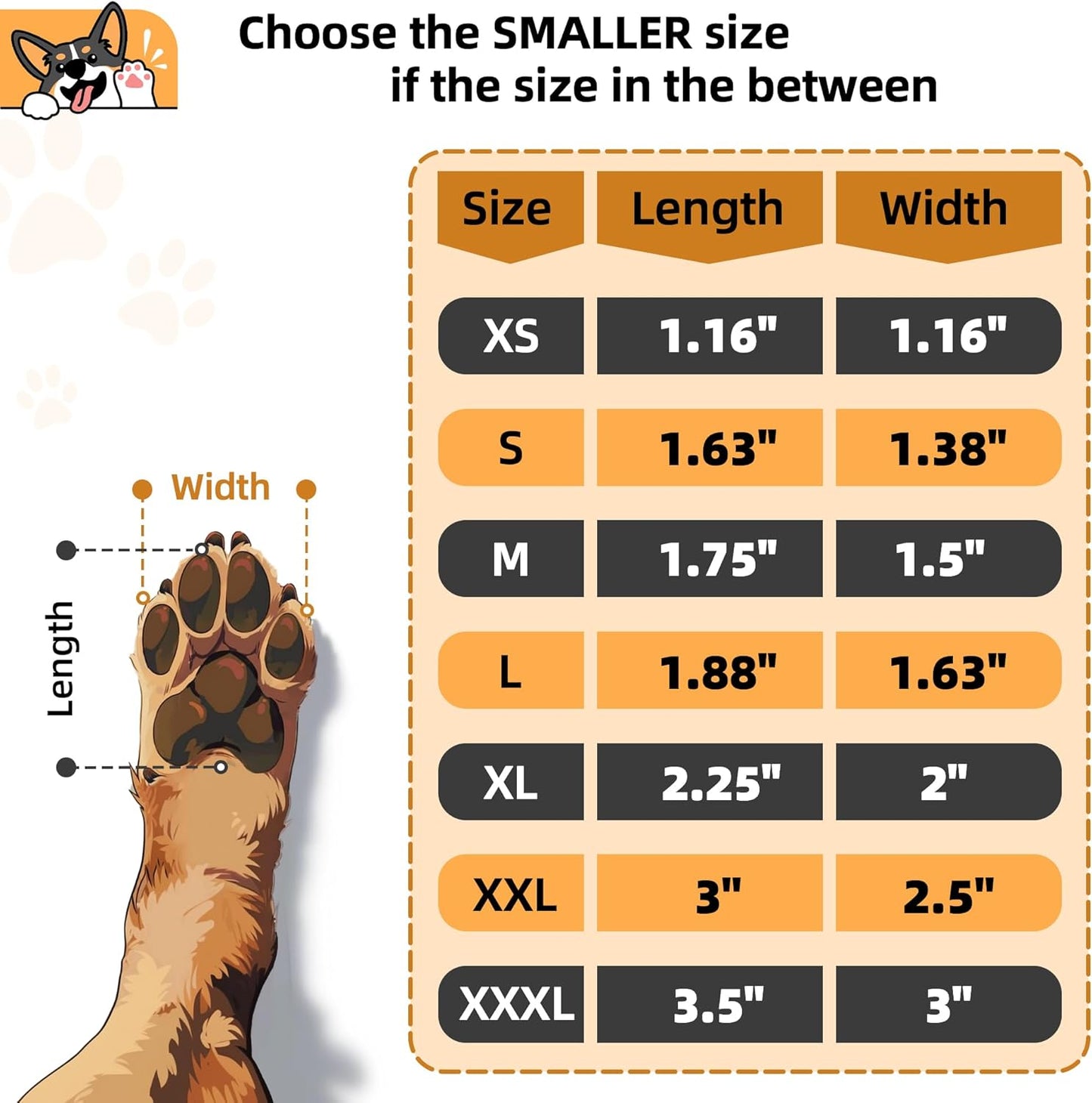 Anti-Slip Dog Paw Protector Pads for Senior Dogs, Dog Paw Adhesive Pads on Hardwood Floor,Senior Pets Essentials with Strong Traction,Puppy Grippers,12 Sets 48 pc L
