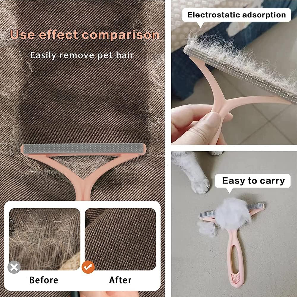 Pet Hair Remover, Dog and Cat Hair Remover, Wool Hair Remover, Carpet Rake for Pet Hair Removal, Carpet Rake, Pile Brush, Hand Shaver for Carpets, Car Cushions, Sofas, Pet Beds, Furniture & Rug