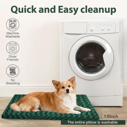 Dog Bed Mat – Soft & Comfortable Dog Kennel Pad for Crate – Durable Crate Bed & Mat for Dogs & Cats – Ideal for Crate, Kennel, and Home Use