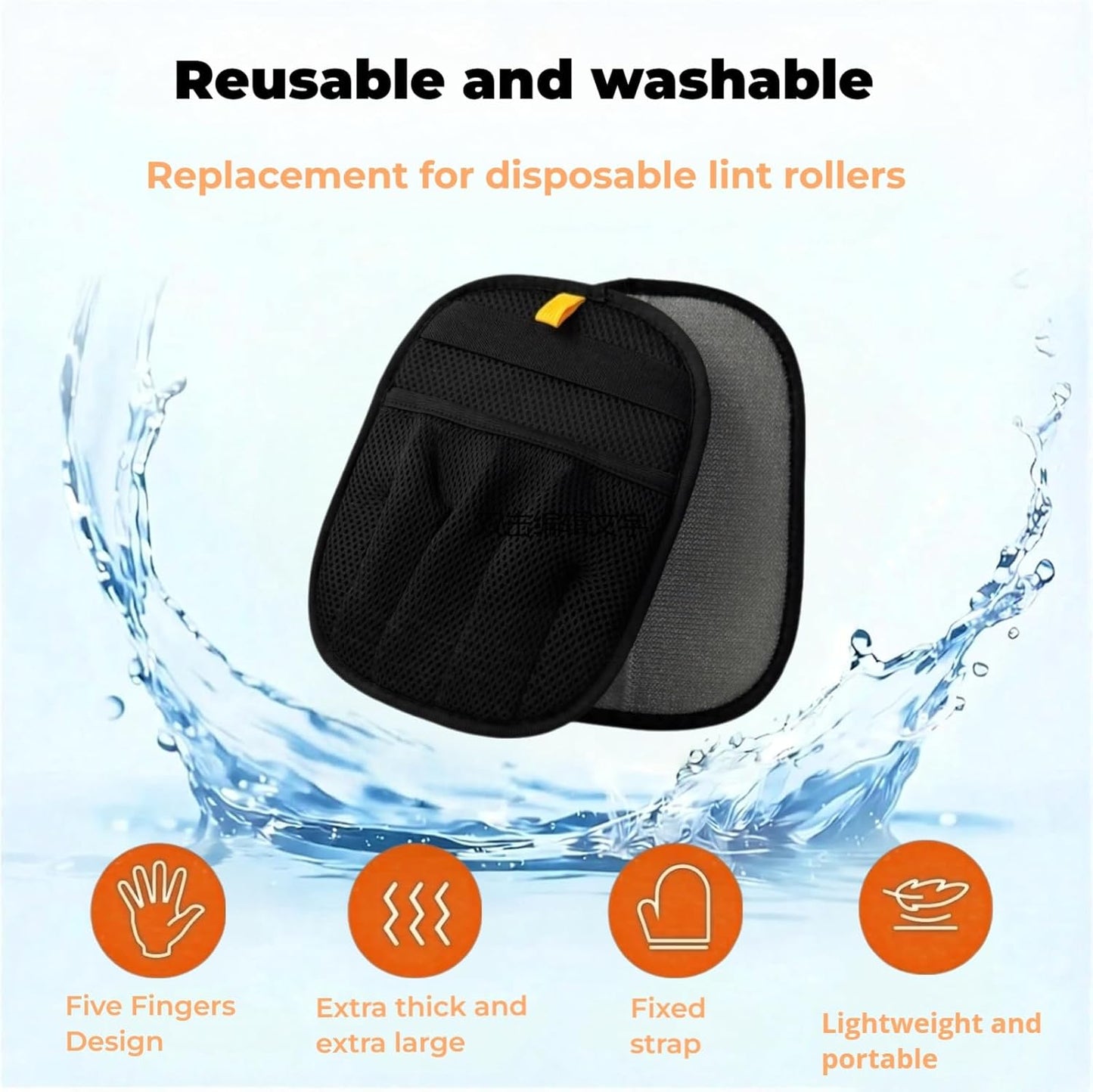 Pet Hair Removal Glove for Dogs & Cats, Newly Upgraded Reusable Electrostatic Pet Hair Glove, Magic Brush Pet Hair Remover Comes with Nail clippersTool for Clothing, Couch, Carpet, Car Seat