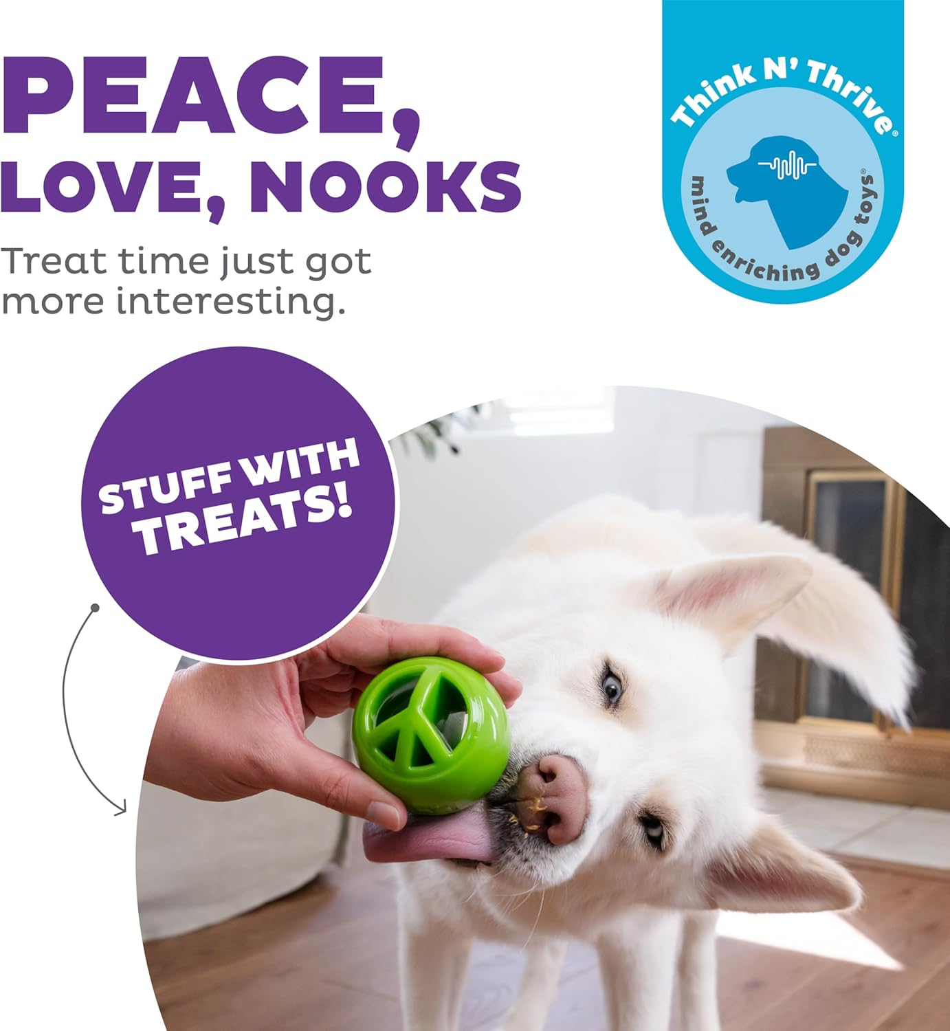 Outward Hound by Nina Ottosson Lick N’ Flip Level 1 Dog Puzzle Toy, Lick Mat & Slow Feeder – Non-Slip Base Beginner Enrichment for Small & Medium Dogs, Holds 1 Cup Wet or Dry Food, 7.4" x 7.4"