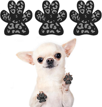 KOOLTAIL Dog Paw Protector Pads for Hot Pavement, Anti-Slip Grips Traction for Senior Dogs on Hardwood Floors,36 pcs Dog Feet Stickers with Stronger Adhesive, Pet Shoes Booties Socks Replacement,XL