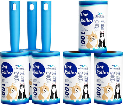 Lint Rollers for Pet Hair Extra Sticky, 800 Sheets Mega Value Set Lint Rollers for Pet Hair Removal, Dog and Cat Lint Remover for Clothes, Furniture, Carpet