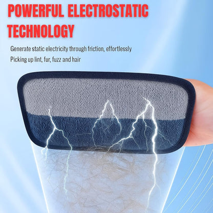Pet Hair Remover Pad – Reusable Electrostatic Hair Removal Tool for Dogs & Cats, Effective Fur Remover for Furniture, Couch, Carpet, Clothes & Car