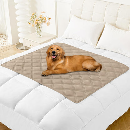 Smiry Waterproof Dog Bed Cover Blanket 30x70, Soft Reversible Pet Blanket, Washable Leakproof Cats Dogs Couch Cover for Sofa, Couch, Furniture, Grey/Dark Grey