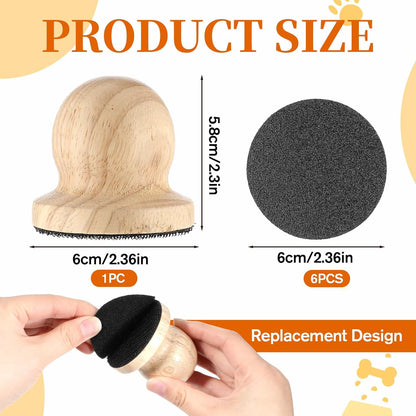 Dog Nail File with Replaceable Filing Disc Dog Nail File Scratch Board Replaceable Sandpaper Stress Free Nails Filing Dogs Trainning Accessories for Smooth and Healthy Nails