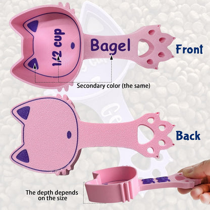 ubjva Personalized Dog Food Scoop Custom Dog Food Measuring Cup with Name Pet Accessories Gifts for Pet Lover