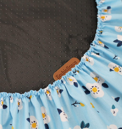 Waterproof Dog Bed Cover Replacement Round 42 Inch Grey