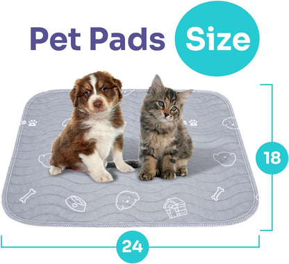 Conkote Reusable Pee Pads for Dogs Extra Large 60" x 48" Puppy Playpen Mat, Washable Pee Pads Heavy Absorbency Waterproof Dog Training Pads Non-Slip for Housebreaking, Whelping, Potty, Crate