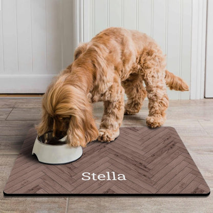 Dog Food Mats for Floors Absorbent, Pet Cat Food Mat - Quick Dry Dog Bowl Mats for Food and Water, Eco-Friendly Pet Supplies
