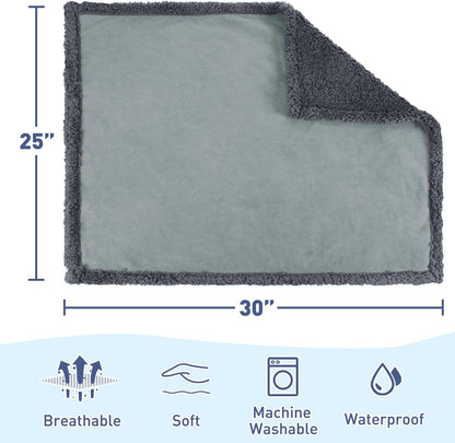 Kritter Planet Waterproof Dog Blanket, Reversible Water Proof Pet Blanket for Couch, Bed & Sofa, Washable Couch Covers for Large Dogs - Protects Furniture from Fur, Dirt, and Accidents