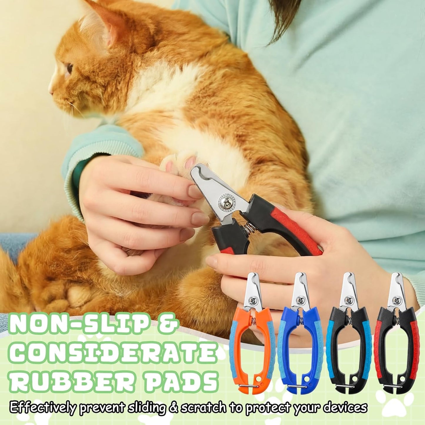 9 Pcs Small Dog Nail Clippers Bulk with Safety Guard to Avoid Over-Cutting Pet Nail Claw Grooming Pet Cutter Toenail Trimmer for Small Medium Dogs Nails Home Grooming(Classic)