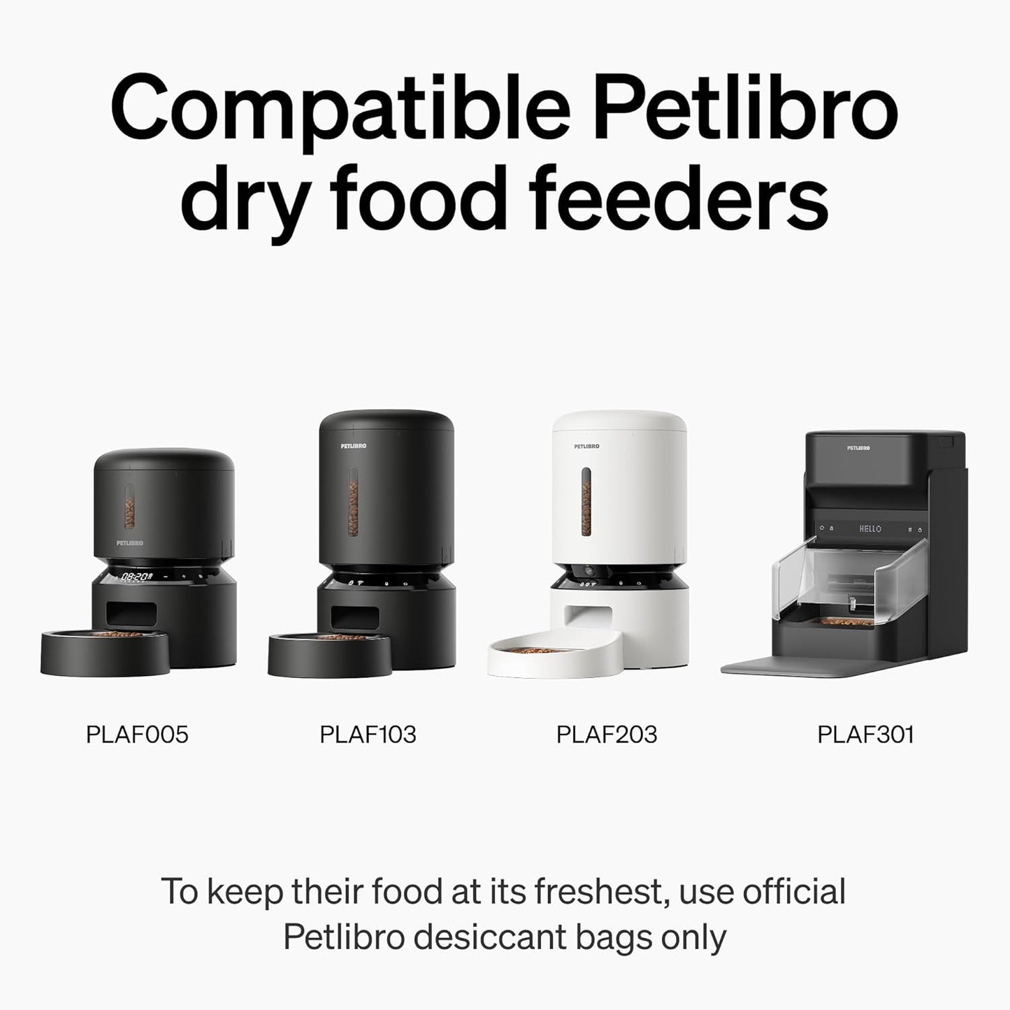 PETLIBRO Automatic Dog Feeder with Camera, Auto Cat Food Dispenser Slow Feeders Dogs Bowl, 1080P HD Video with Night Vision, 5G WiFi with 2-Way Audio, Stainless Steel Slow Food Tray for Small Dogs