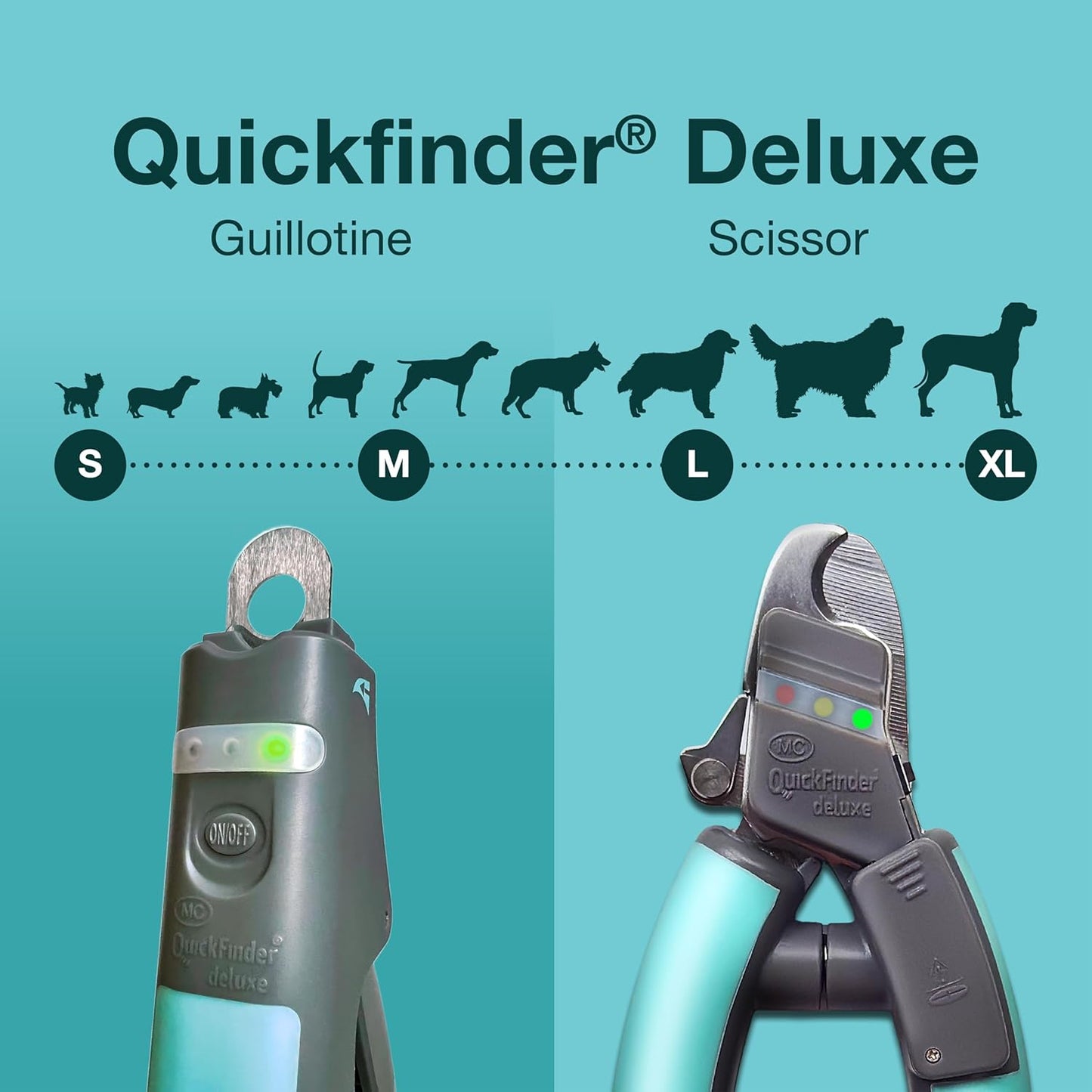 Miracle Care QuickFinder Guillotine-Style Dog Clippers, Small/Medium