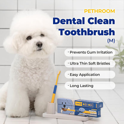 PETHROOM] Pet Toothbrush - Cats, Kitten, Small Dog Dental Care, Removing Teeth Tartar | Soft Bristle Cleaning Toothbrush Cat (Extra Small)