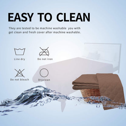 Easy-Going 100% Waterproof Dog Bed Cover, Non-Slip Pet Blanket for Furniture, Washable Couch Cover, Repleasement Sofa Cover (68x82 in,Gray)