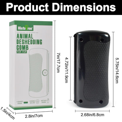 Deshedding Pet Brush, Deshedding Brush for Indoor Cats, Dogs, Pet Hair Remover Comb for Short Long Hair, Easy Clean Pet Grooming Tool for Shedding Control